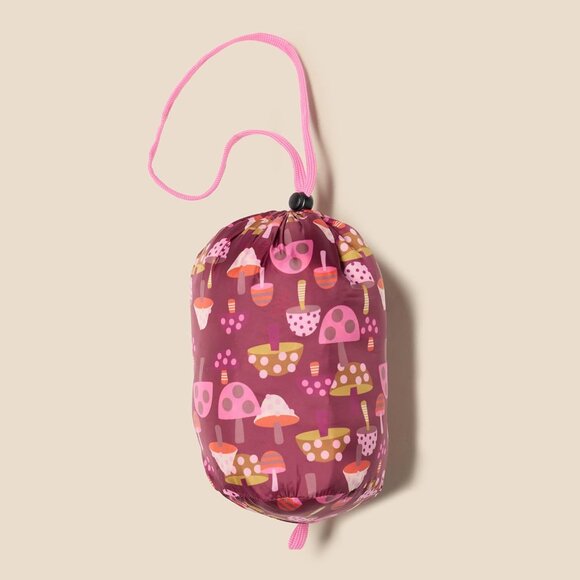 Girls Burgundy Lightweight Water Resistant Hooded Puffer Jacket Winter Coat - Picture 6 of 7